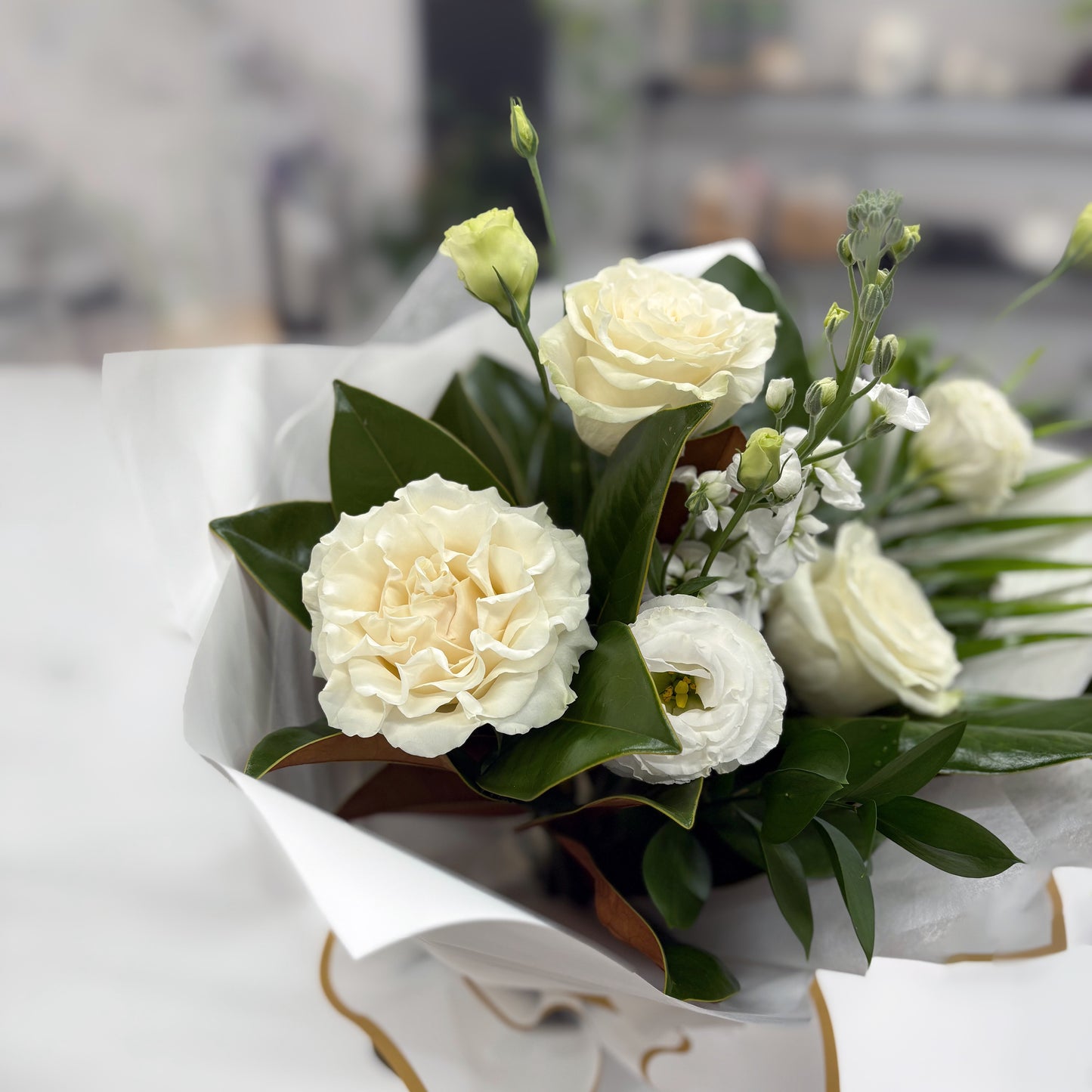 Green & White Bouquet