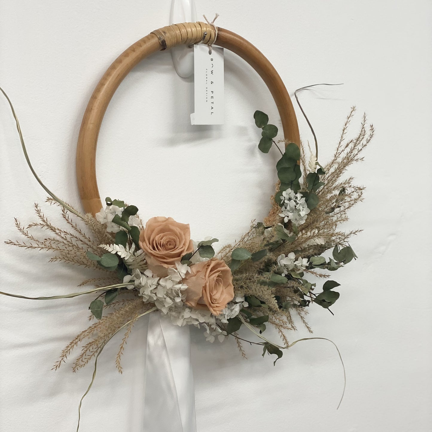 Dried flower wreath, new plymouth