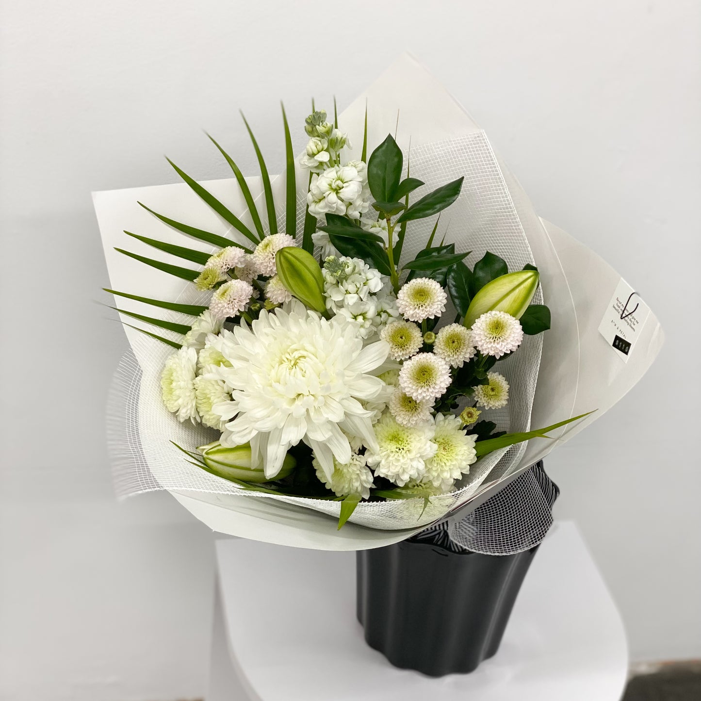 Beautiful fresh flower bouquet made by our designer florist. Same day New Plymouth flower delivery available.